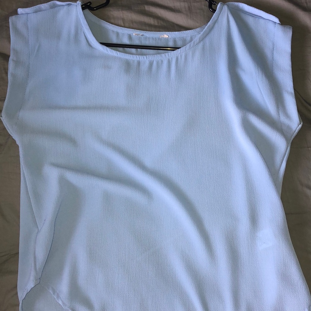 Periwinkle sleeveless top